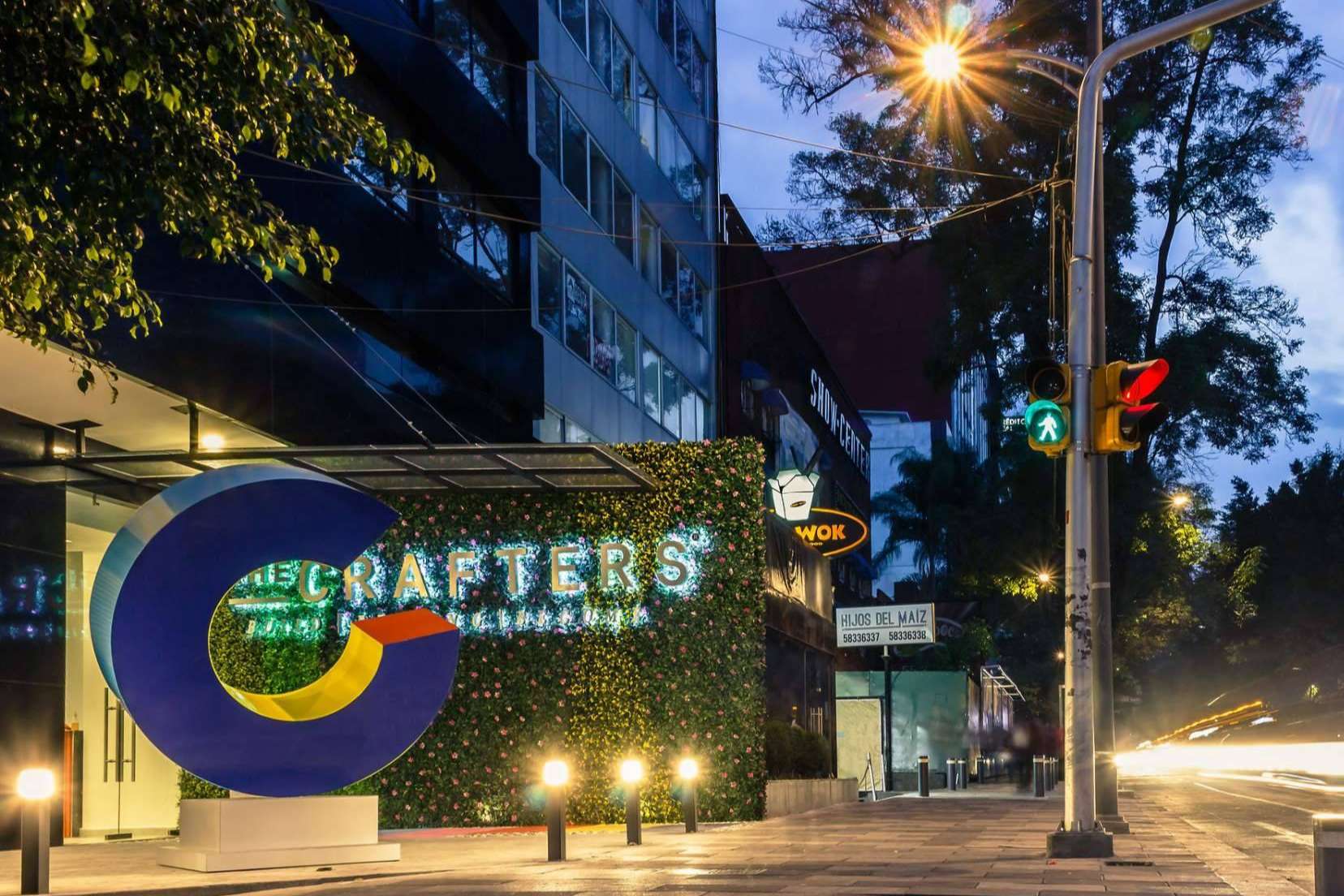 Las oficinas flexibles que ofrece The Crafters ayudan a construir comunidades sólidas y colaborativas